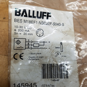 Sensor Inductivo Nuevo y Original BES M18EF1-NSC20F-S04G-S 10-30Vdc 1 Unidad en Stock en Almacén - Product Image 1