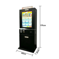 Distributeur automatique intelligent à écran tactile SH-DB10D, kiosque de vente au détail automatisé, paiement multi-mode pour snacks, boissons, boîtes mystères, bijoux, 110-220V