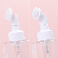 Botol Busa Sepatu Silinder Transparan Kosong 300/500/1000/1200ml Plastik PET Keras Putih Pembersih Sepatu untuk Sepatu Olahraga