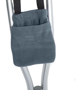 Échantillon gratuit, béquille de haute qualité avec design en alliage d'aluminium, antidérapante, stabilité, personnes âgées handicapées, béquille réglable, sac - Product Image 5