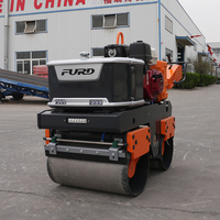 Mini-compacte, certifiée CE EPA, à prix compétitif, rouleau compresseur routier manuel vibrant, mécanique hydraulique, pour asphalte et béton, à entraînement intégral, 800 kg 0,8 tonne, autoportée