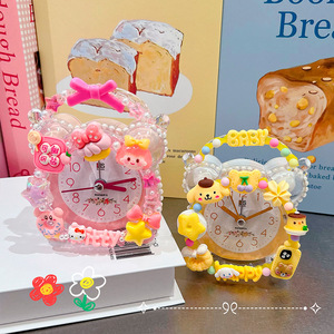 ชุดนาฬิกาปลุก DIY ขนาด 23 ซม. ทำจากพลาสติก ลายการ์ตูน สำหรับตกแต่งห้องเด็ก ของเล่นเด็กผู้หญิง - Product Image 3
