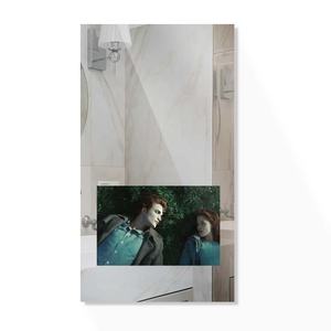<span class=keywords><strong>ShareTV</strong></span> Espejo de baño iluminado rectangular moderno TV impermeable con lentes de aluminio para hoteles - Product Image 5