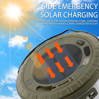 Lanterne solaire de camping rétractable avec guirlande lumineuse en cuivre RGB blanc chaud 2000mAh USB IP65 CE ETL FCC pour extérieur, patio, tente