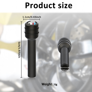 Boutons de verrouillage de porte de voiture en alliage d'aluminium coloré, goupilles de tirage de porte résistantes à la corrosion, pièces de rechange pour décoration intérieure de voiture - Product Image 5