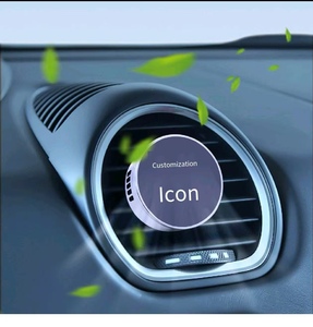 Deodorante per Auto Circolare di Lunga Durata Prodotto in Fabbrica con Logo Personalizzabile e Supporto in Lega di Zinco - Product Image 4