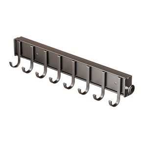 <span class=keywords><strong>Appendiabiti</strong></span> Estraibile Rinforzato per Armadio, Organizzatore a Gancio Montato dall'Alto Senza Foratura per Cucina, Bagno e Guardaroba - Product Image 1