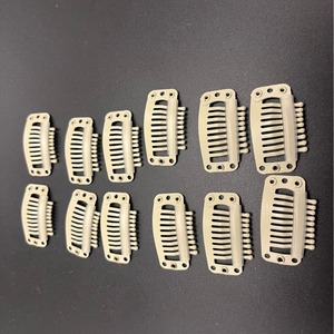 Pet Hair <b>Clips</b> Stainless Steel Non Slip For Dogs Off White 2.3cm 2.8cm 3.2cm - Product Image 3