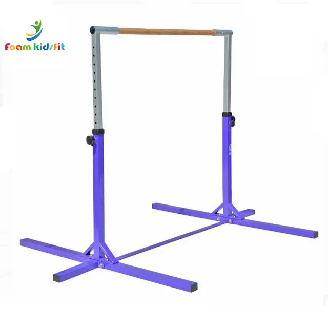ZONWINXINファクトリーカスタマイズされたミニ体操トレーニングバー-高さ調節可能な36〜59インチの子供用水平キップバー