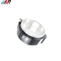 Collier de serrage rapide en aluminium réglable BJR Performance, 3 pouces, type V, avec goupille, collier HD pour tuyau d'intercooler, collier de serrage pour accélérateur