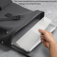 Support de moniteur en acrylique transparent pour tableau de notes, fixation d'écran, support de rappel de messages et de notes autocollantes pour bureau