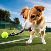 Vente directe d'usine chinoise de balles de padel colorées assorties de Pékin pour l'entraînement des débutants, le jeu avec les animaux et l'utilisation en extérieur