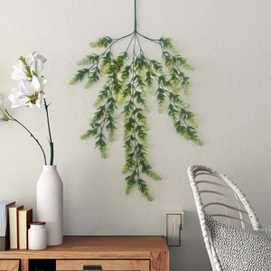 Plantes artificielles vertes d'extérieur, bandes suspendues <span class=keywords><strong>de</strong></span> lavande artificielle pour la décoration <span class=keywords><strong>de</strong></span> fenêtre, <span class=keywords><strong>fleurs</strong></span> <span class=keywords><strong>de</strong></span> <span class=keywords><strong>catalpa</strong></span> éclatantes pour la décoration <span class=keywords><strong>de</strong></span> jardin - Product Image 6