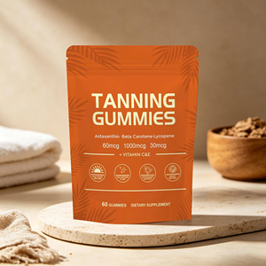 Gummies bronzantes 60 pièces Complément alimentaire beauté pour adultes Améliore l'immunité - Product Image 4