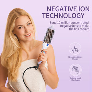 Cepillo Alisador de Cabello Mágico Personalizado de Calidad con Pantalla LED, Placas de Titanio Eléctricas e Iones Negativos para Uso Doméstico - Product Image 6