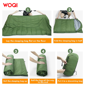 Saco <span class=keywords><strong>de</strong></span> <span class=keywords><strong>Dormir</strong></span> WOQI Ultraligero, Compacto y Portátil <span class=keywords><strong>de</strong></span> Algodón Hueco para Clima Frío para Adultos, Camping y Senderismo - Product Image 3