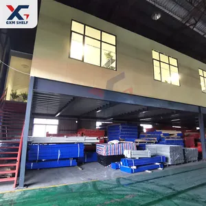 Gxm Industriële Mezzanine Rekken Systeem Magazijn Mezzanine Kantoor Industriële Platform Rekken Systemen