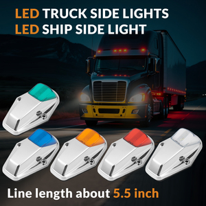 Nouvelles lumières de toit de camion 12V-24V, 5 couleurs, lumières de signalisation LED pour toit de cabine de camion - Product Image 6