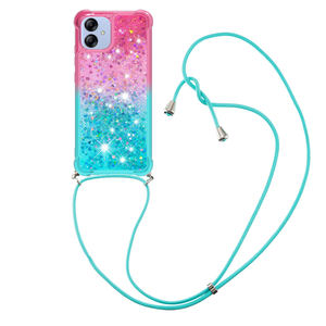 Funda de teléfono para Motorola G Stylus 5G 2025 G Power 4G 2024 G <span class=keywords><strong>Play</strong></span> 2023 Edge Pure Glitter Liquid Quicksand TPU Gradient Cover - Product Image 5