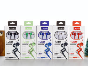 Auriculares deportivos con sonido estéreo de graves de 3,5mm, auriculares de música en la oreja, auriculares para juegos, auriculares con cable para iPhone, <span class=keywords><strong>Samsung</strong></span>, micrófono - Product Image 2