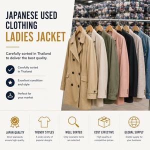 Vêtements en gros de qualité supérieure du Japon, veste d'hiver pour femmes d'occasion, qualité unique - Product Image 2