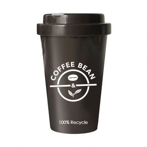 Tasses à café réutilisables 100 % recyclables de 15 oz, incassables, pour cadeaux d'affaires – Nouveau design - Product Image 1