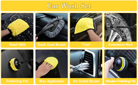 Nouveau produit phare : Kit de lavage de voiture 27 pièces et accessoires pour le nettoyage intérieur, extérieur et des roues de la voiture