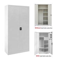 2 Portes Démanteler Fabricants Léger Design Moderne Dortoir Chambre à coucher Vêtements Armoire en Acier Casier Placard Armoire en Métal