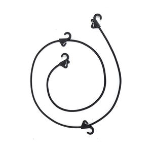 เชือกยางยืดสี่ขาแบบยืดหยุ่นสำหรับใช้งานกลางแจ้ง ขนาด 5 ซม. x 12 ม. สายรัดไนลอนสำหรับจัดเก็บสัมภาระ ใช้สำหรับตั้งแคมป์ รัดกระเป๋า และยึดเสื้อผ้า - Product Image 2