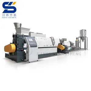 Newest pp pe film granulating production line/waste plastic bags recycling pelletizing line