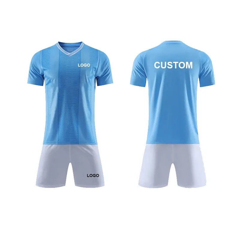 Jogo de camisa de futebol masculino personalizado de alta qualidade, uniforme de futebol para equipe, clube, futebol, roupas, conjuntos de uniformes