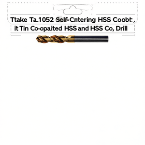 Broca helicoidal autocentrante HSS-Co Ttake Ta1052 con recubrimiento de TiN y brocas HSS-Co - Product Image 2