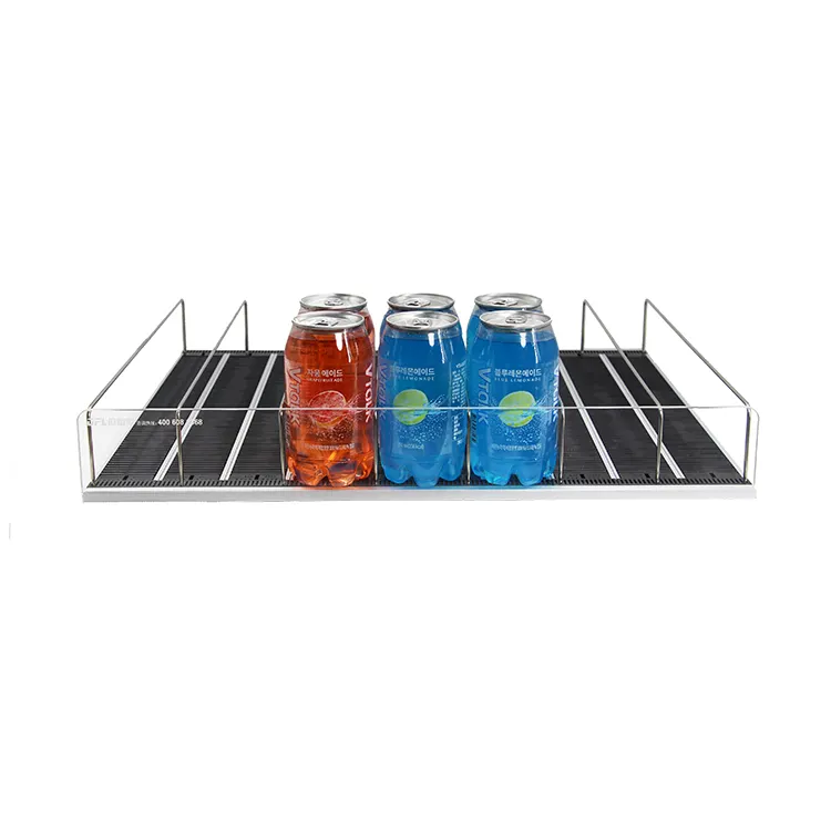 Garrafa Beer Latas Display Equipamento Gravity Roller Prateleira Para Vending Machine