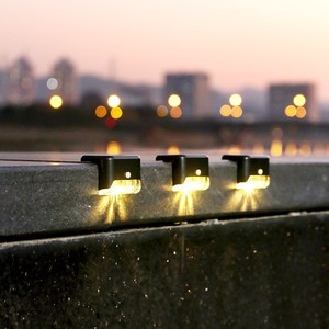 Mini lampes solaires Led encastrées, éclairage d'extérieur, idéal pour un jardin, des escaliers ou une clôture, 6 unités - Product Image 2