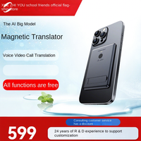 Nouvelle machine de traduction magnétique multi-langues (mandarin) en ABS, traduction vocale et photo, pour usage professionnel et conférences, traduction simultanée