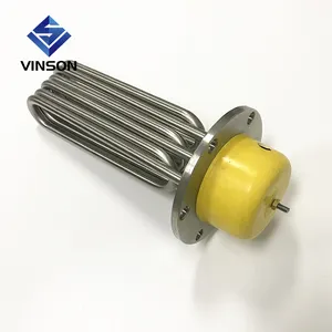 Peças de aquecedor elétrico flange, 380v, máquina de vapor, tubo de aquecimento para caldeira a vapor, 115mm 140mm, 150mm, flange aquecedor