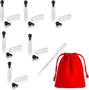 Flacon pulvérisateur en verre transparent rechargeable pour parfum, 0,5 ml, 1 ml, 2 ml, 3 ml, avec pompe, sérigraphie, portable, vide - Product Image 4