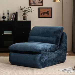 2026 Stylish <b>Single</b> White Boneless Modular Cloud <b>Sofa</b> Vacuum Compression Nordic Home Decor Furniture for Small Apartment - Product Image 3