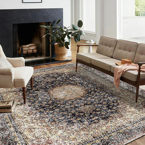 Tùy chỉnh 3D màu đen cổ điển phòng khách Ba Tư Thiết kế thảm và thảm - Product Image 2