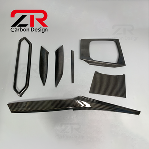 Panel de Ventilación Lateral de Aire Acondicionado para Consola Central de Coche, Revestimiento de Fibra de Carbono para <span class=keywords><strong>BMW</strong></span> 325i 330i G20 G21 G22 G23 G28 - Product Image 1