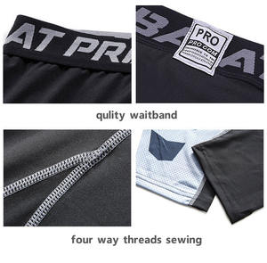 2: كم طويل ضغط ضيق صالة ألعاب كرة السلة التدريب ملابس رياضية اللياقة البدنية بدلة رياضية مجموعة قاعدية أعلى القاع - Product Image 5