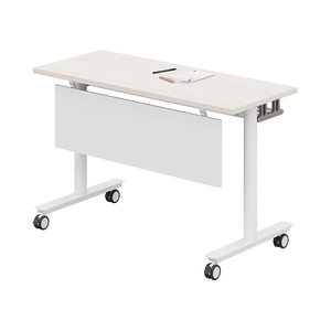 Scrivania da Ufficio Modulare Pieghevole Moderna, Tavolo Semplice per Formazione, Postazioni di Lavoro per Riunioni e Lavoro - Product Image 4