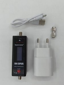 Compteur de puissance et de SWR SW-33plus, 125-525 MHz, mini-compteur de puissance et de SWR double bande VHF/UHF L750 - Product Image 5