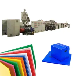 PP/PC plastic corrugated hollow sheet production line hollow extrusion making machine