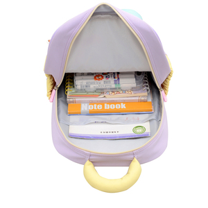 Zainetto Antifurto Leggero e Traspirante in Stile Coreano per Bambine, Borsa a Doppia Spalla con Motivo Cartone Animato per Bambini <span class=keywords><strong>dell</strong></span>'<span class=keywords><strong>Asilo</strong></span> - Product Image 4
