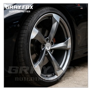 Grayfox ล้อเงินขัดเงา5*120 18 19 20 21 22นิ้ว5X114.3สำหรับ BMW F30 <span class=keywords><strong>Audi</strong></span> A4 B6 B7 S4 B9 C6 <span class=keywords><strong>C7</strong></span> A8 S-line - Product Image 5