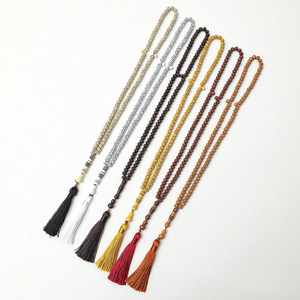 Nuevo Diseño, 99 Cuentas de <span class=keywords><strong>Rosario</strong></span> Hechas a Mano, Cuentas con Colgante de Rayas, Pulseras de Joyería de Moda, Venta al Por Mayor - Product Image 1