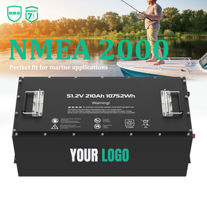NMEA 2000 thông tin liên lạc tùy chọn 51.2V điện động cơ biển thuyền Lithium chu kỳ sâu pin 48V 200AH - Product Image 4