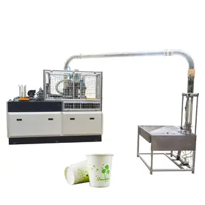 Voll automatische Ultraschall-Kaffee papier becher form maschine zur Herstellung von Pappbechern