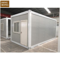 Structure de maison préfabriquée en acier, préfabriquée, en kit, portable, modulaire, petite, à ossature métallique, de 10 pieds, 20 pieds, 30 pieds, 40 pieds